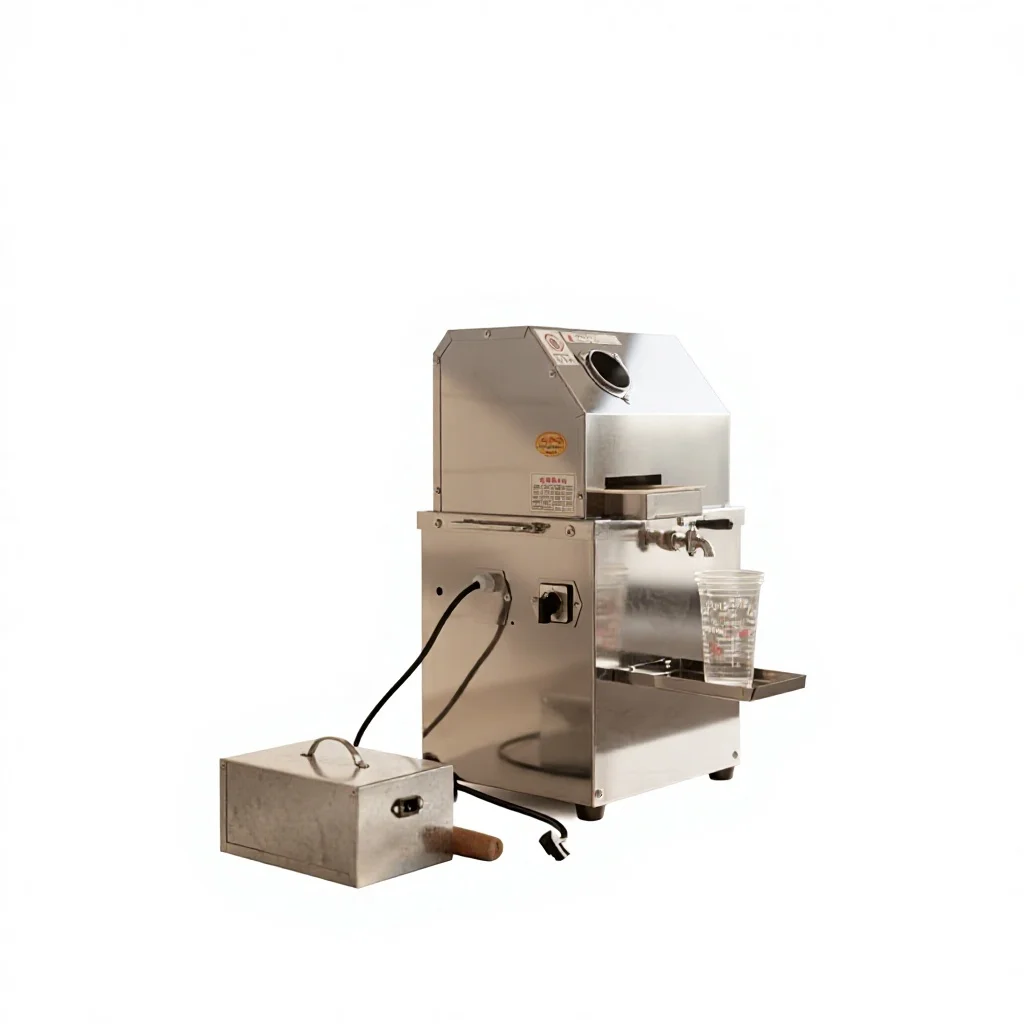 &* Commercial Automatic Electric Sugarcane Fruit Squeezer | Juice Extractor Machine | High Efficiency Food Grade Stainless Steel