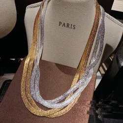 Women Braided Men's Women's 6mm Wide Popping Shiny Super Bright Necklace 2025