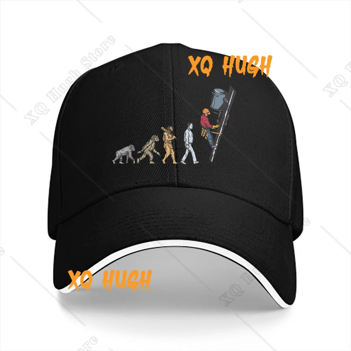 Summer Cap Sun Visor Evolution Linemen Hip Hop Caps Electrical Engineering Electricity Peaked Hats