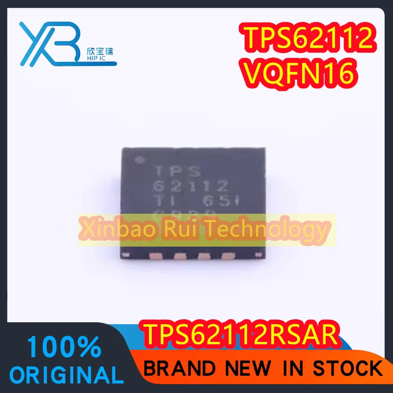 ชิปใหม่เอี่ยมอุปกรณ์อิเล็กทรอนิกส์ TPS62112RSAR TPS62112 QFN-16ของแท้ (5/10ชิ้น)