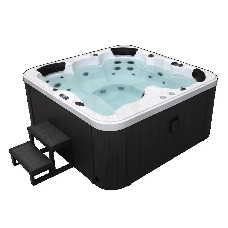 5 Person Outdoor Heating Pools Spa Imported Acrylic Balboa Family Whirlpool Massage Tub Pools Swim Spa