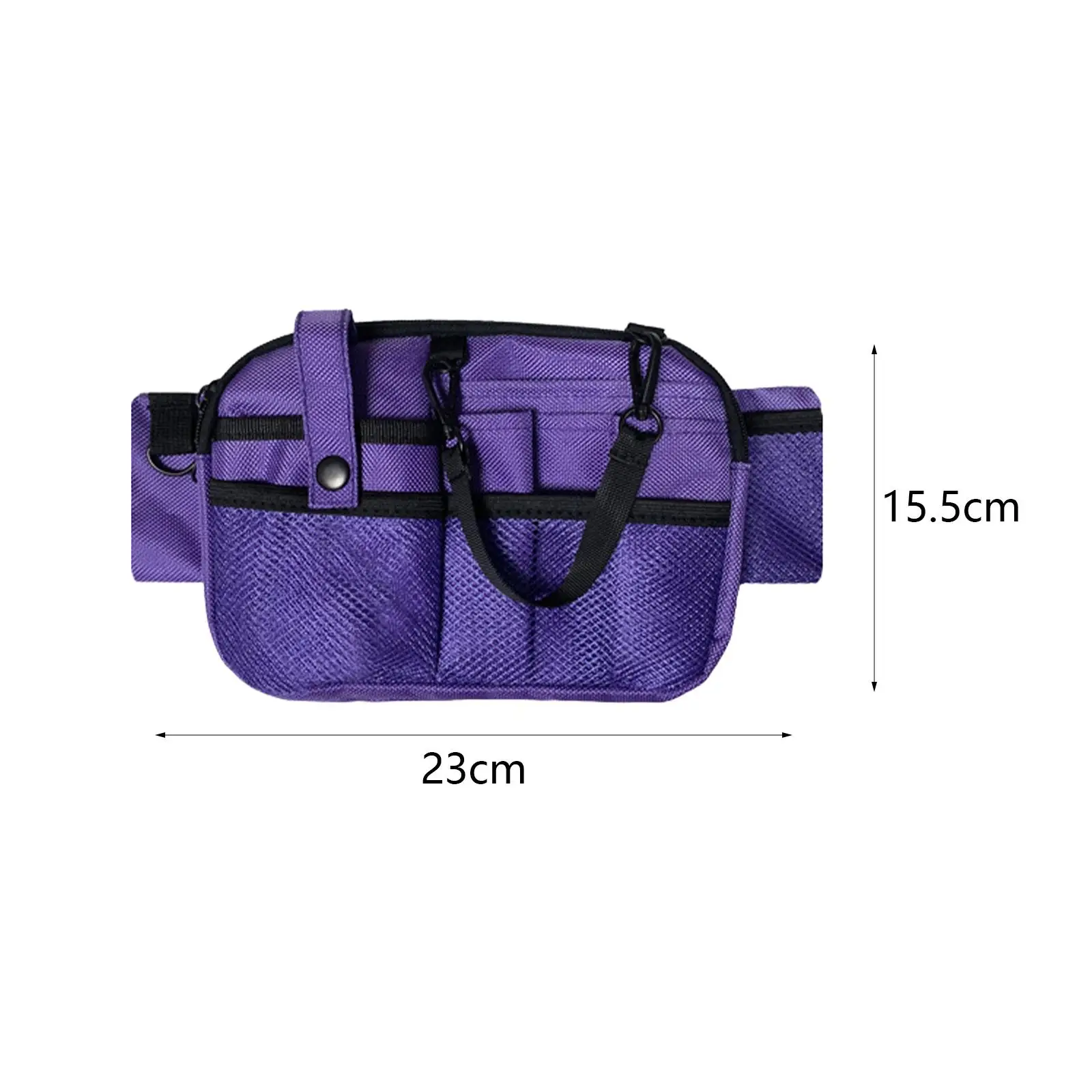 Nurng Fanny Pack Estuche con múltiples compartimentos Bolsa de cintura para almacenamiento de herramientas de enfermera Enfermera