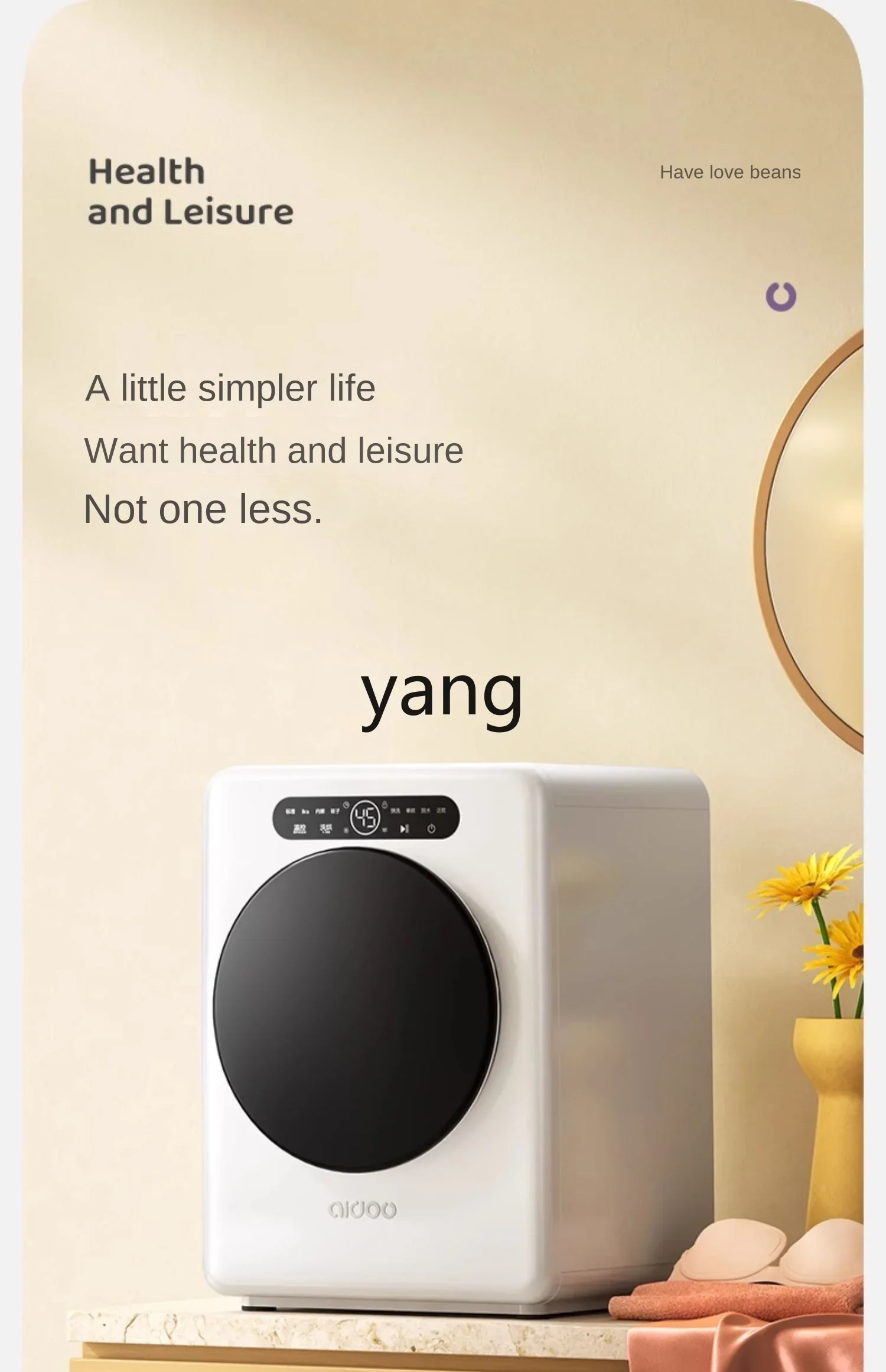 CX  Washing and Drying Underwear Cleaning High Temperature Boiling and Washing Mini Automatic