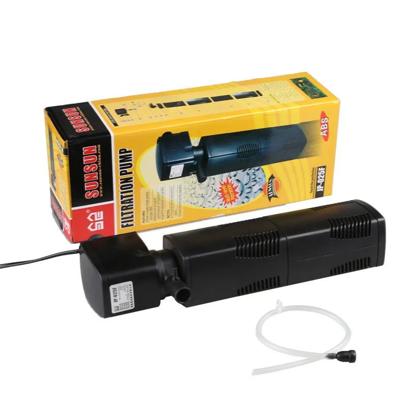 

Aquarium Internal Filter Pump 3 in 1 Submersible Device for Water Filtration Oxygen Supply and Circulation Fish Tank Turtle Tank