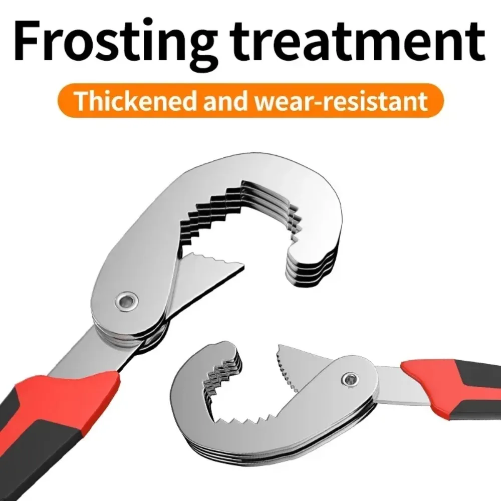 الأجهزة القابلة للتعديل نهاية مفتوحة مفتاح ربط مزدوج متعدد الوظائف خط أنابيب عالية الكربون وجع مجموعة دليل العالمي أداة قبضة الصلب