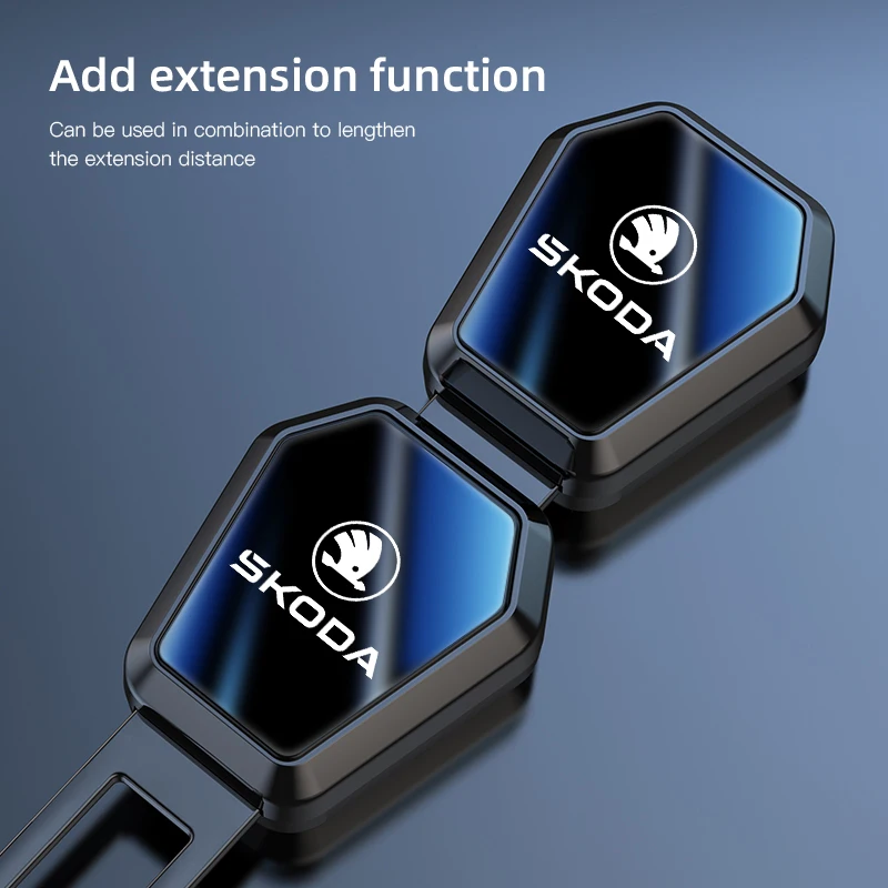 Car Interior Extension Connector Plug  For Skoda Fabia Superb Yeti Octavia Rapid Kodiaq Mk3 A4 A6 A7