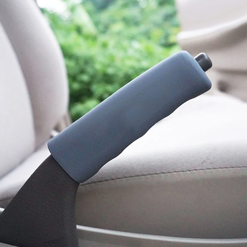 Hand Brake Set Universal Car Handbrake Sleeve Silicone Cover Anti-Skid Auto Parking Brake Car Handbrake Decorative Shell