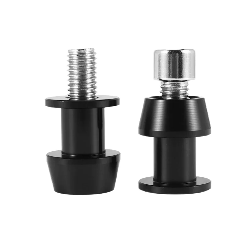 2X Motorcycle CNC Swingarm Swing Arm Spool Sliders Stand Bobbins 10Mm For Kawasaki Ninja 250 ER6 Z 250 ER6F