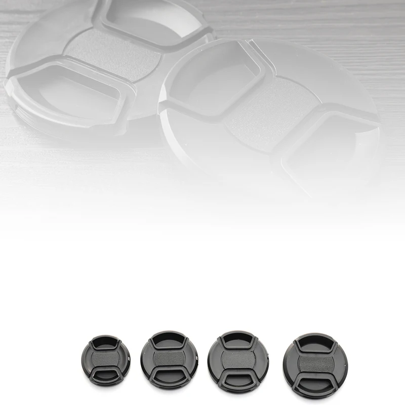 1 قطعة غطاء عدسة الكاميرا عالية الجودة 40.5 مللي متر 49 مللي متر 52 مللي متر 55 مللي متر 58 مللي متر 62 مللي متر 67 مللي متر 72 مللي متر 77 مللي متر 82 مللي متر المفاجئة على غطاء العدسة الأمامية للكاميرا #4