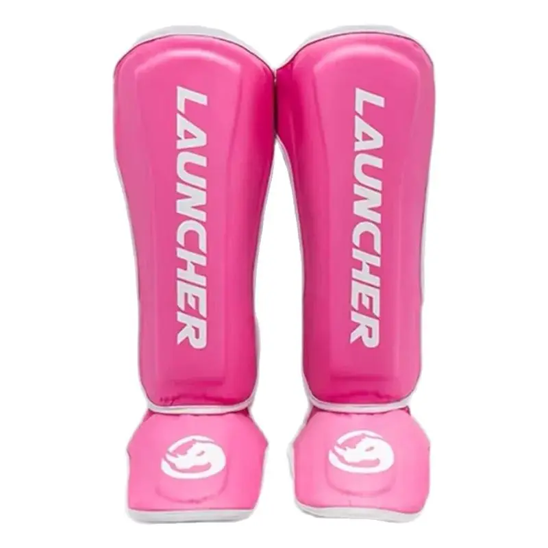 Boxing Shin Guards Thickened PU Muay Thai Sanda Fighting Training Competition Leg Guards MMA Boxing Training Accessories