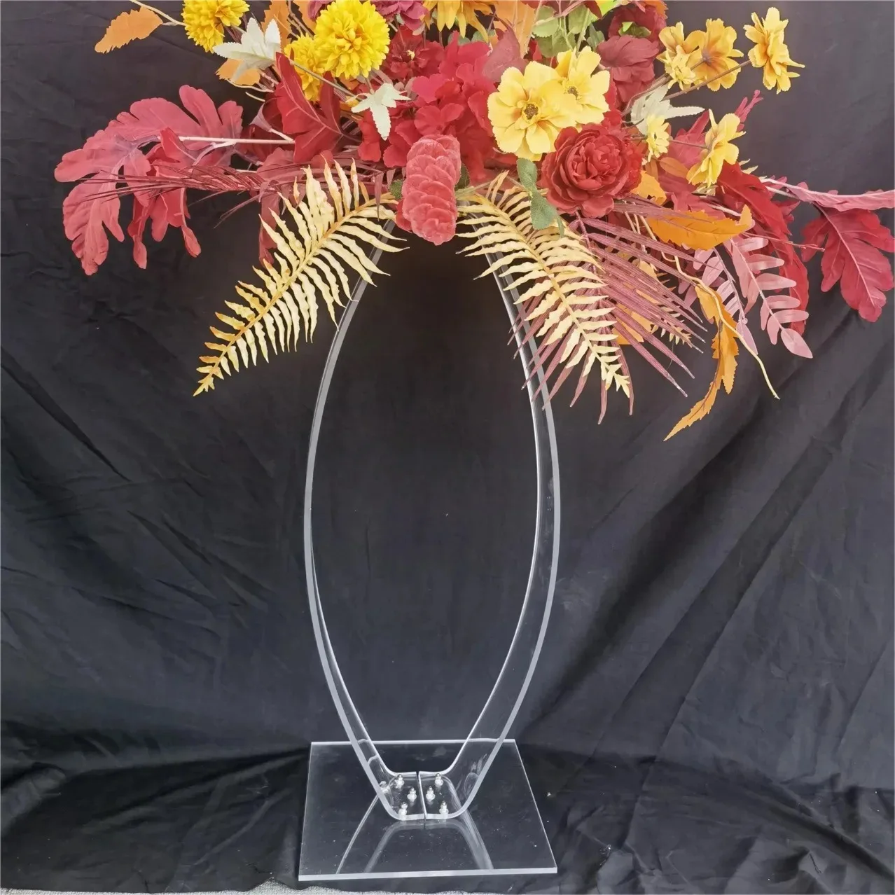 Transparent Detachable Acrylic Flower Rack, Wedding Hall, Banquet, Center Decoration, New, 4 Pcs, 5 Pcs, 6 Pcs, 10Pcs