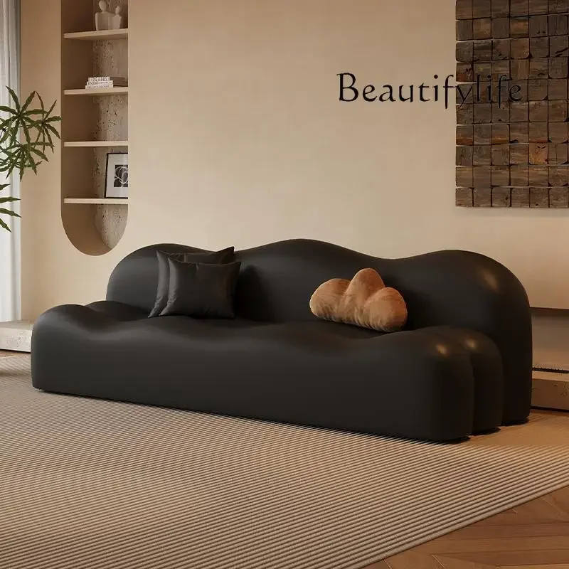 A44 Modern Luxury Living Room Sofas Couch Armchair Nordic Cloud Outdoor Sofa Floor Relaxing Patio Room Decor Entrance Hall Furni