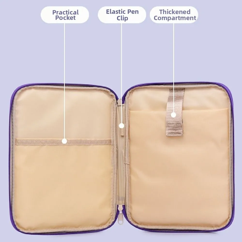 Casual Morandi Laptop Sleeve Bag Shockproof Elegant Tablet Carring Case Breathable Multifunctional Computer Handbag School