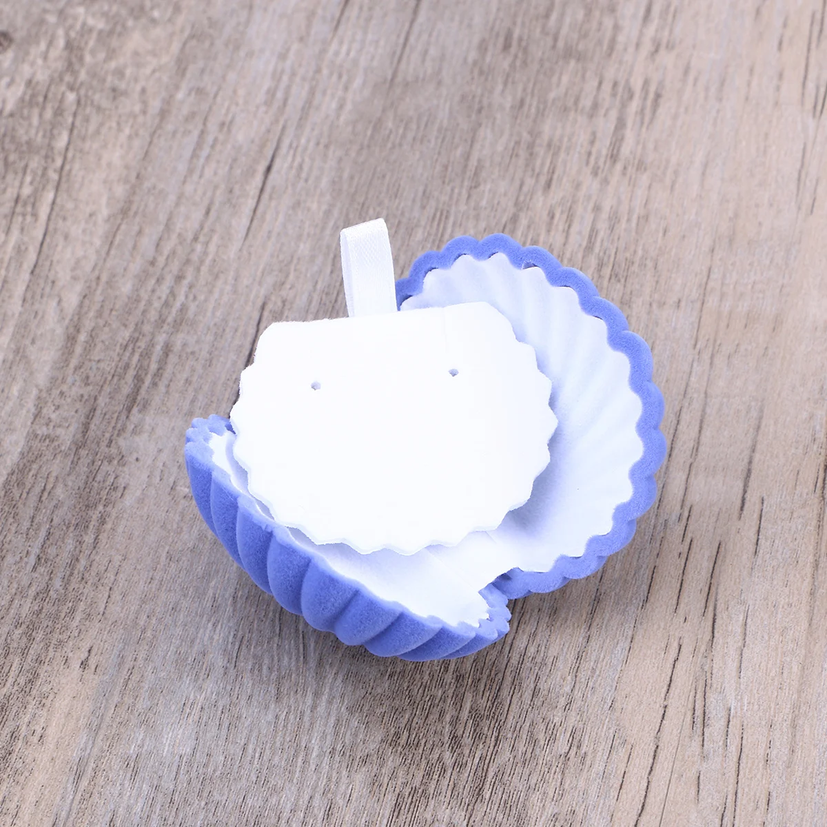 

Shell Shape Jewelry Box Sky Blue Perfect Organizer for Wedding Engagement Ring Necklace Earrings Storage Gift Jewelry Box