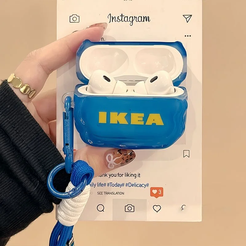 Fun Blue-Backed Alphabet Earbud Cases for AirPods Pro 3, Pro