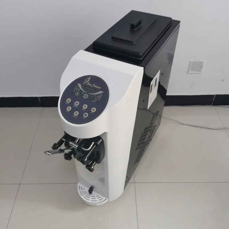 

Commercial Soft Ice Cream Machine 3 Flavors Ice Cream Maker For Dessert Shop Vending