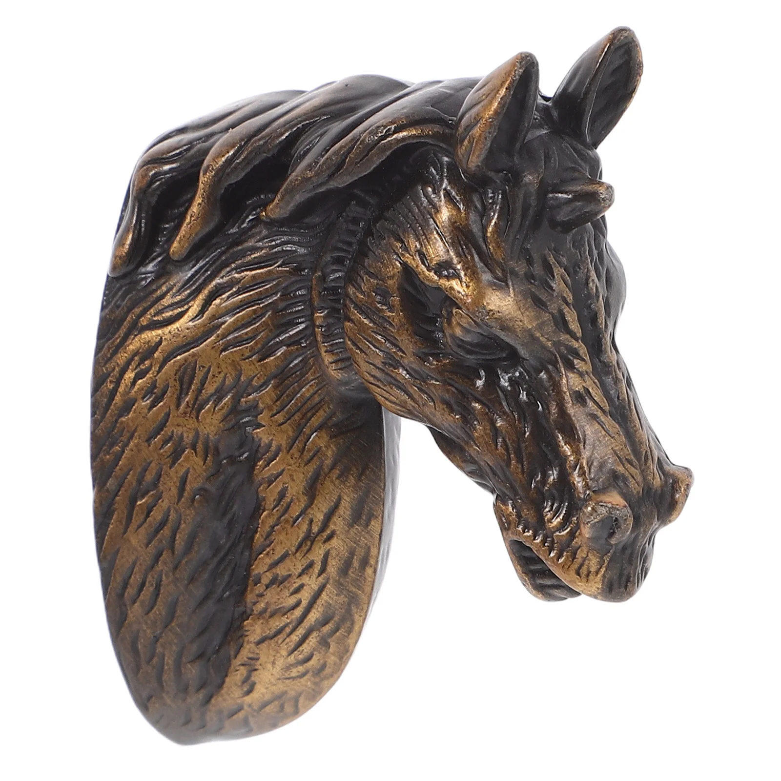 

Modern Horse Head Animal Knob Creative Design Decorative Cabinet Drawer Handle Rustic Vintage Door Furniture Hardware