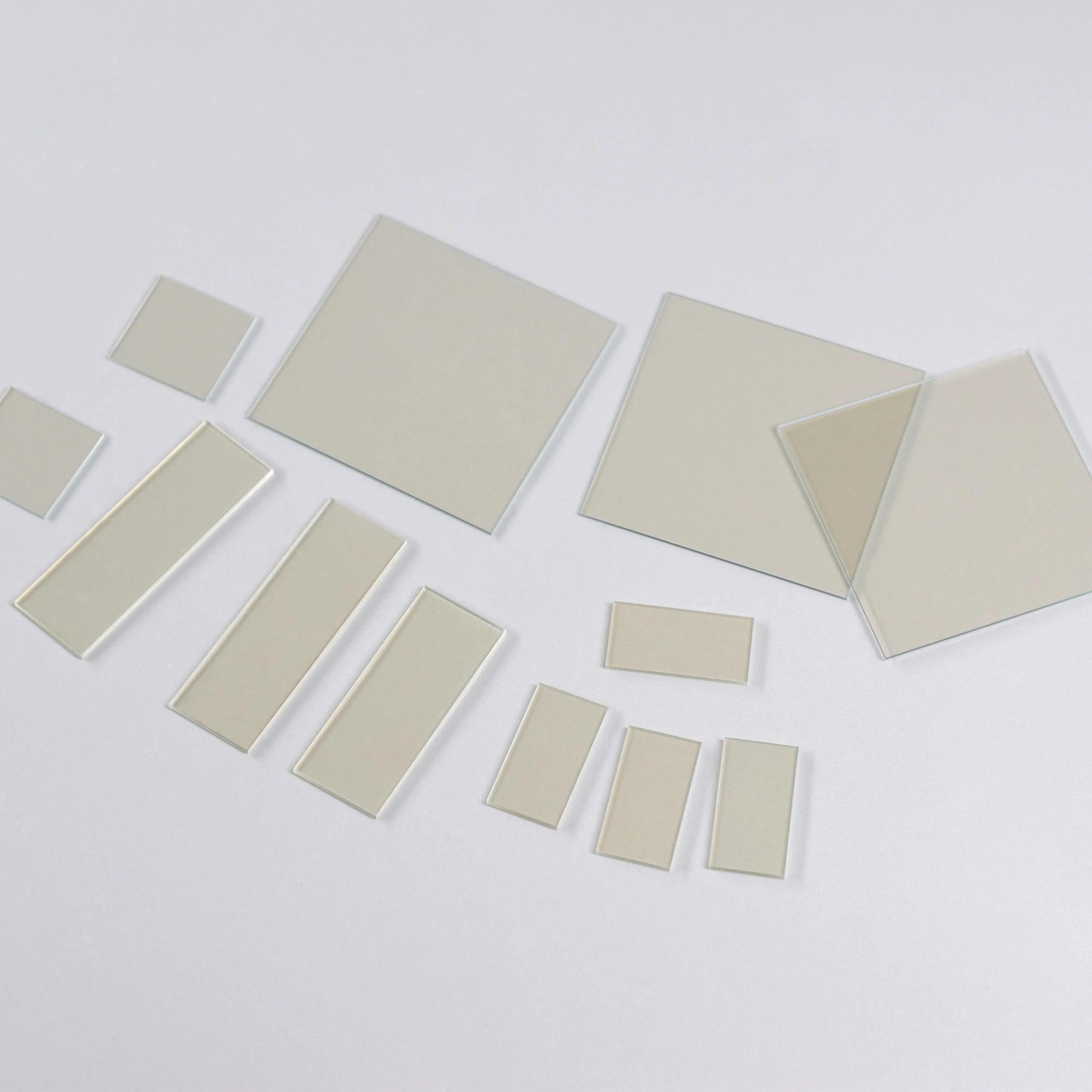 ITO Fused Quartz Windows Plates ITO Coated Quartz Conductive Glass Slide Custom Size 75x25 100x100mm Thick 1mm 7-10 Ohm/Sq