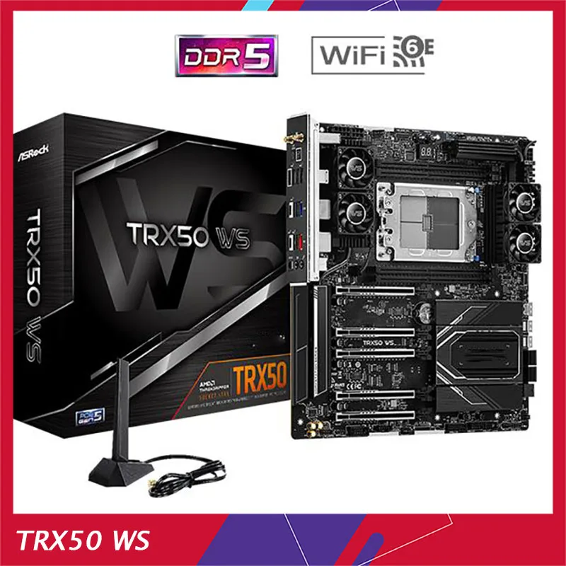 For ASROCK TRX50 WS Workstation Motherboard for AMD DDR5 PCIe Gen5 X4