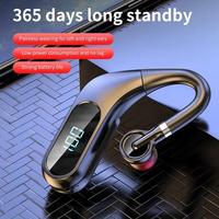 Bluetooth Headphones with Real-time Digital Display HD Sound Quality Durable Endurance with Painless Sports Headphones