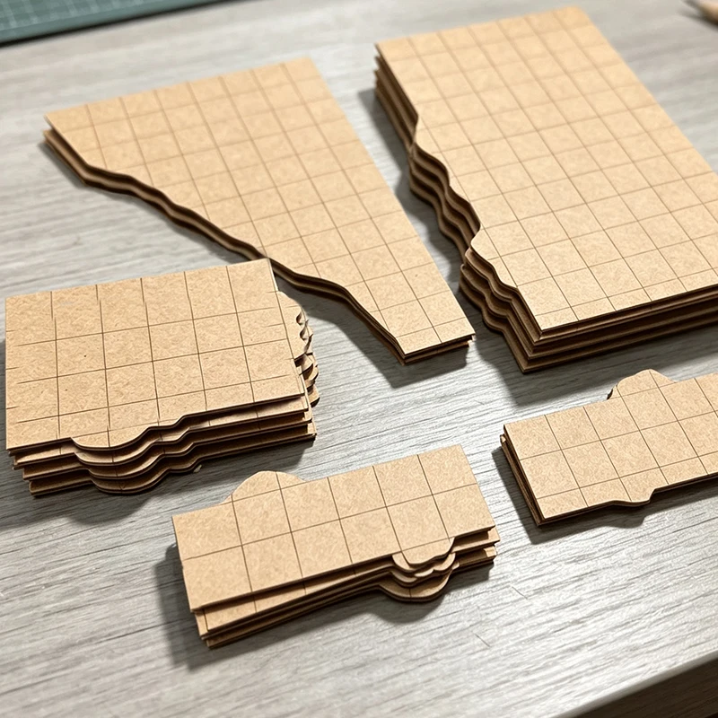 YOMDID 16pcs Terrain Footprint Set Large Tabletop Game Terrain Grid Map Suitable For Tabletop Role-Playing Games Perfect Gift