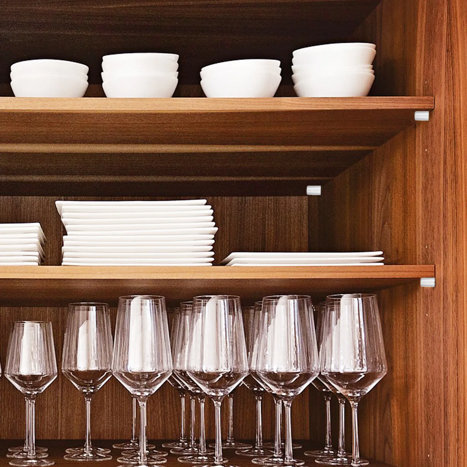 1000Pcs Shelf Support Peg Sleeves Replacement Peg Sleeves for Cabinets Bookshelves Kitchen Storage Easy Install Self Tapping