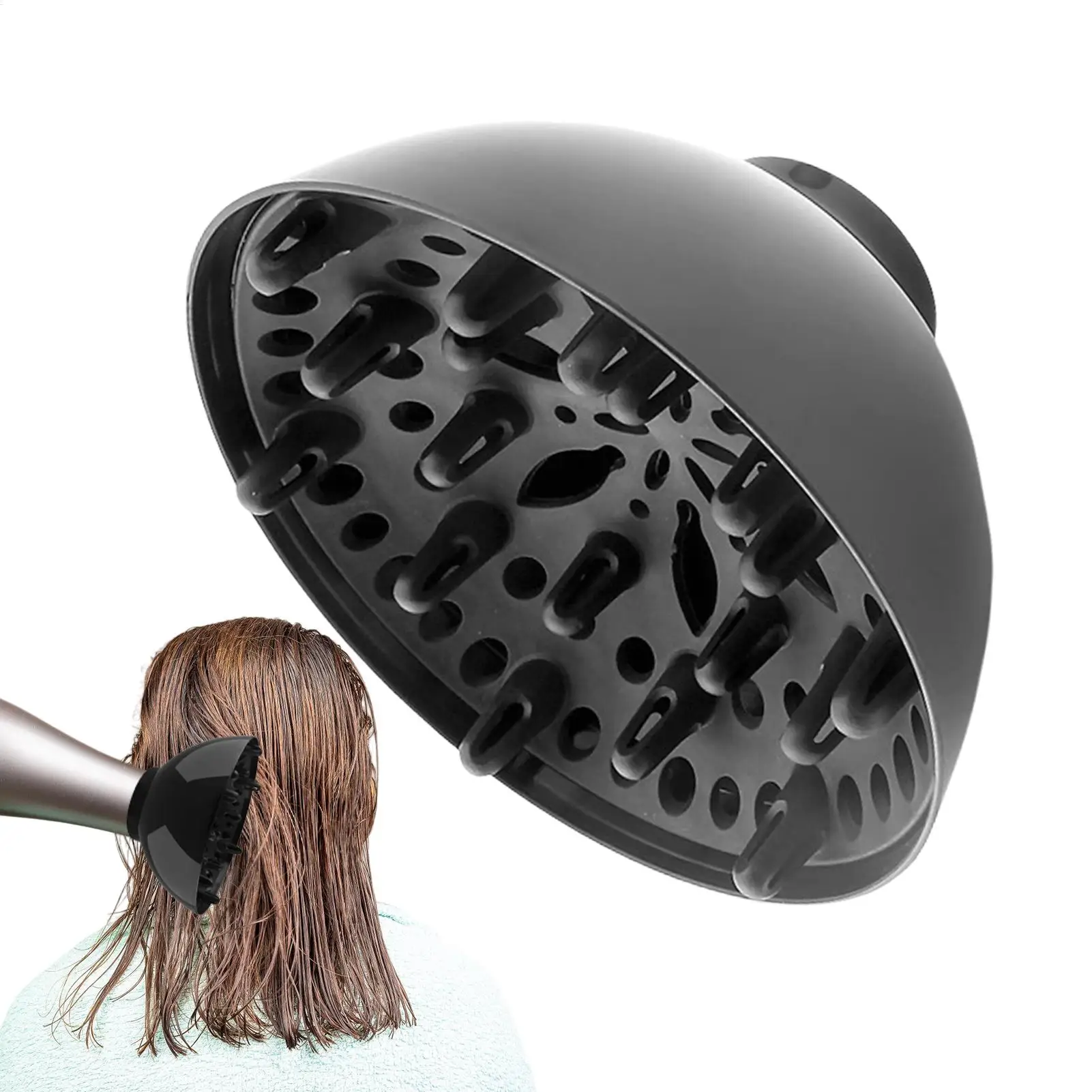 Universal Hair Diffuser Blow Dryer Comb Attachment Hair Styling Curly Dryer For Salon Home Styling Dressing Hair Dryer Diffuser