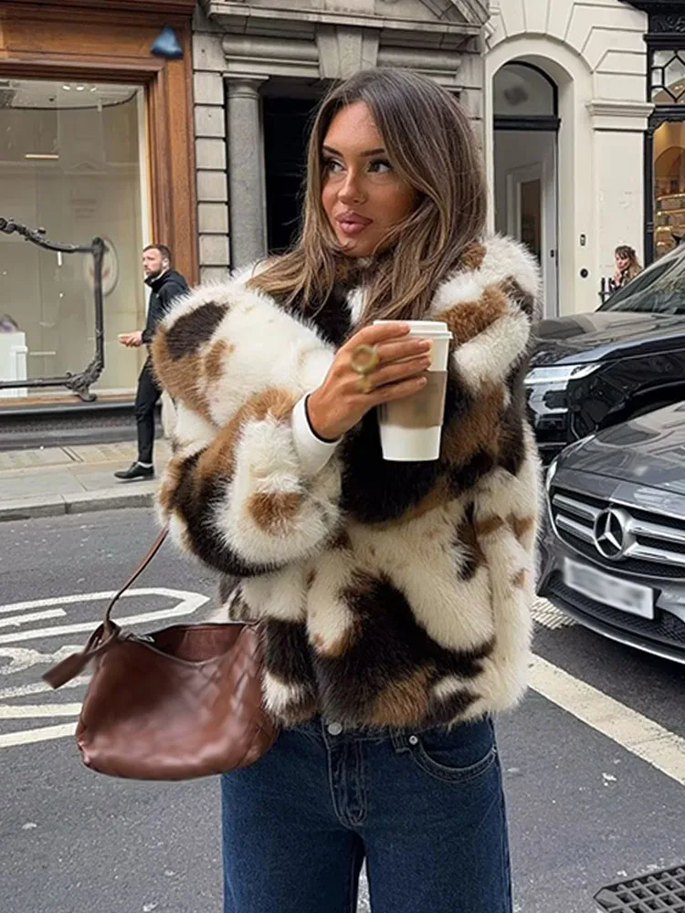 

Женские зимние теплые куртки-бомберы HH: новая модная коллекция, свободный крой, с отложным воротником, длинными рукавами, на молнии, с эффектом тай-дай