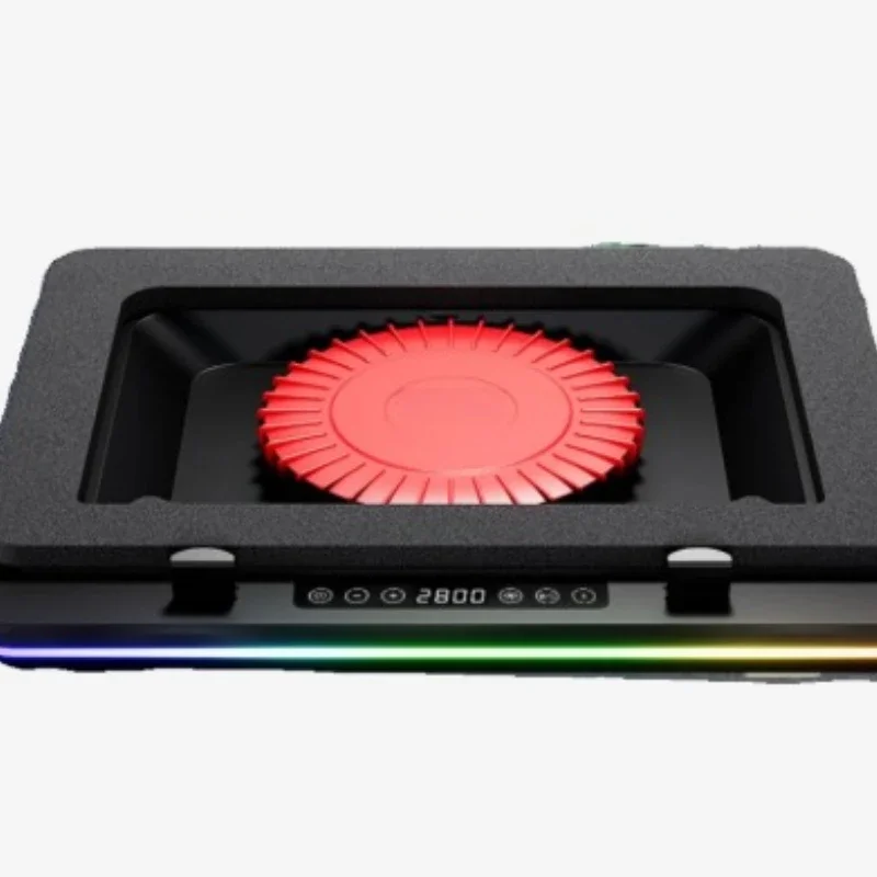 Dustproof Laptop Cooling Stand, Air Pressing Cooler Equipped with 14CM Fan, Supports 18 Inch Notebook