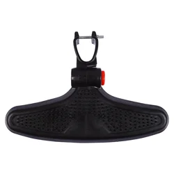 Cochecito Accesorios para niños Reposapiés para bebé Alargar 2300X1600X200CM Soporte de plástico Reposapiés de carrito negro