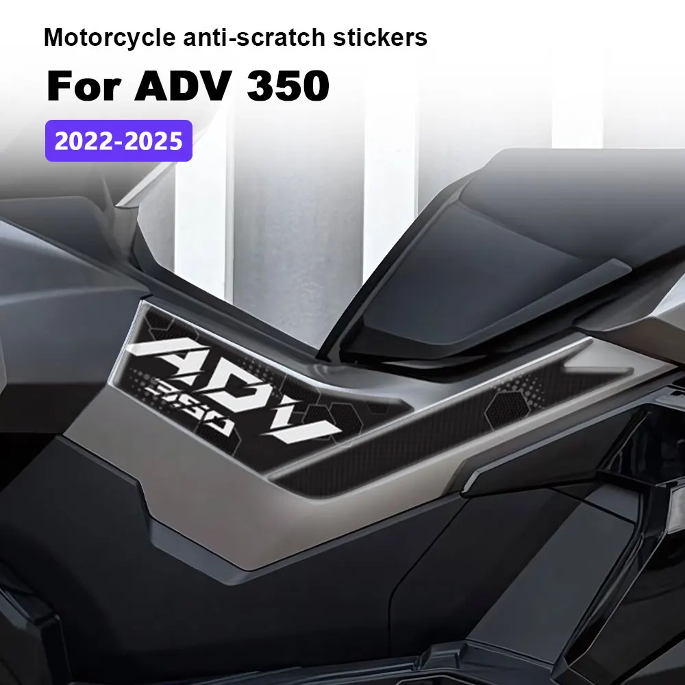 

Motorcycle Protective Stickers Waterproof Kit Non-slip Decals 3D Epoxy Resin For Honda ADV350 ADV 350 2022-2025 2024 Accessories