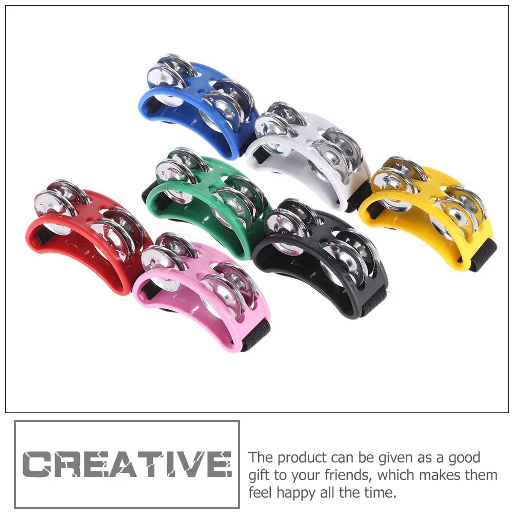 Tambourin de pied pour enfants, éducation musicale, son secouant, hochet, développement de l'attention du bébé, Instrument de Percussion, spectacle sur scène