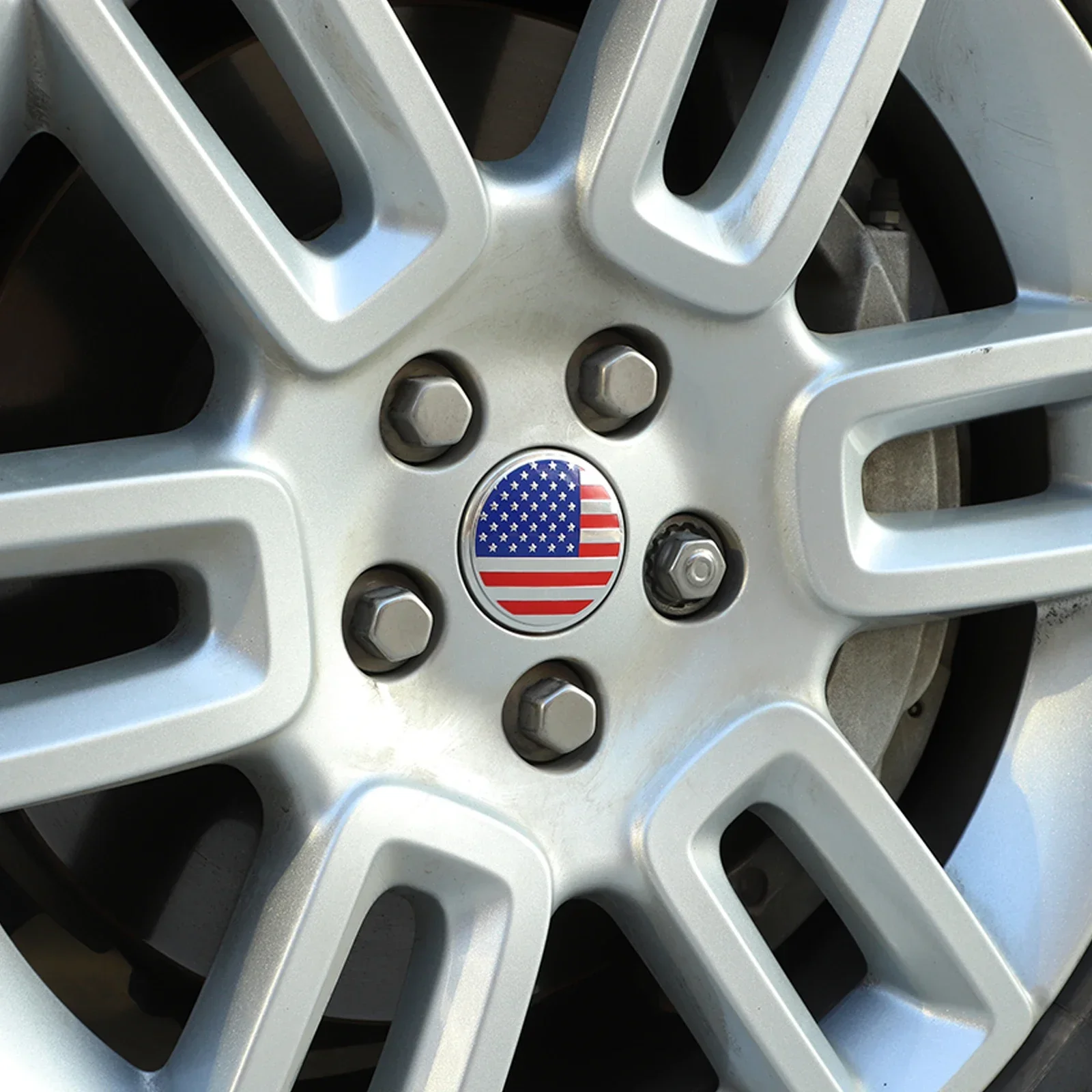 

For Ford Maverick 2022-2025 Aluminum Alloy Blue Car Wheel Center Cover Stickers Hub Cap Trim Sticker Car Accessories(56MM)