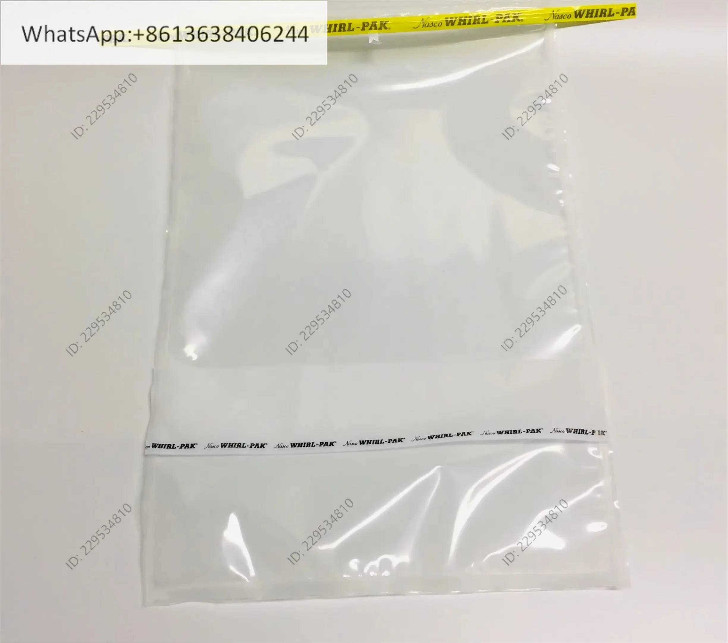 Nasco Whirl-Pak 2721ml Sterile Sampling Bag B01445 B01447 Large B01542WA