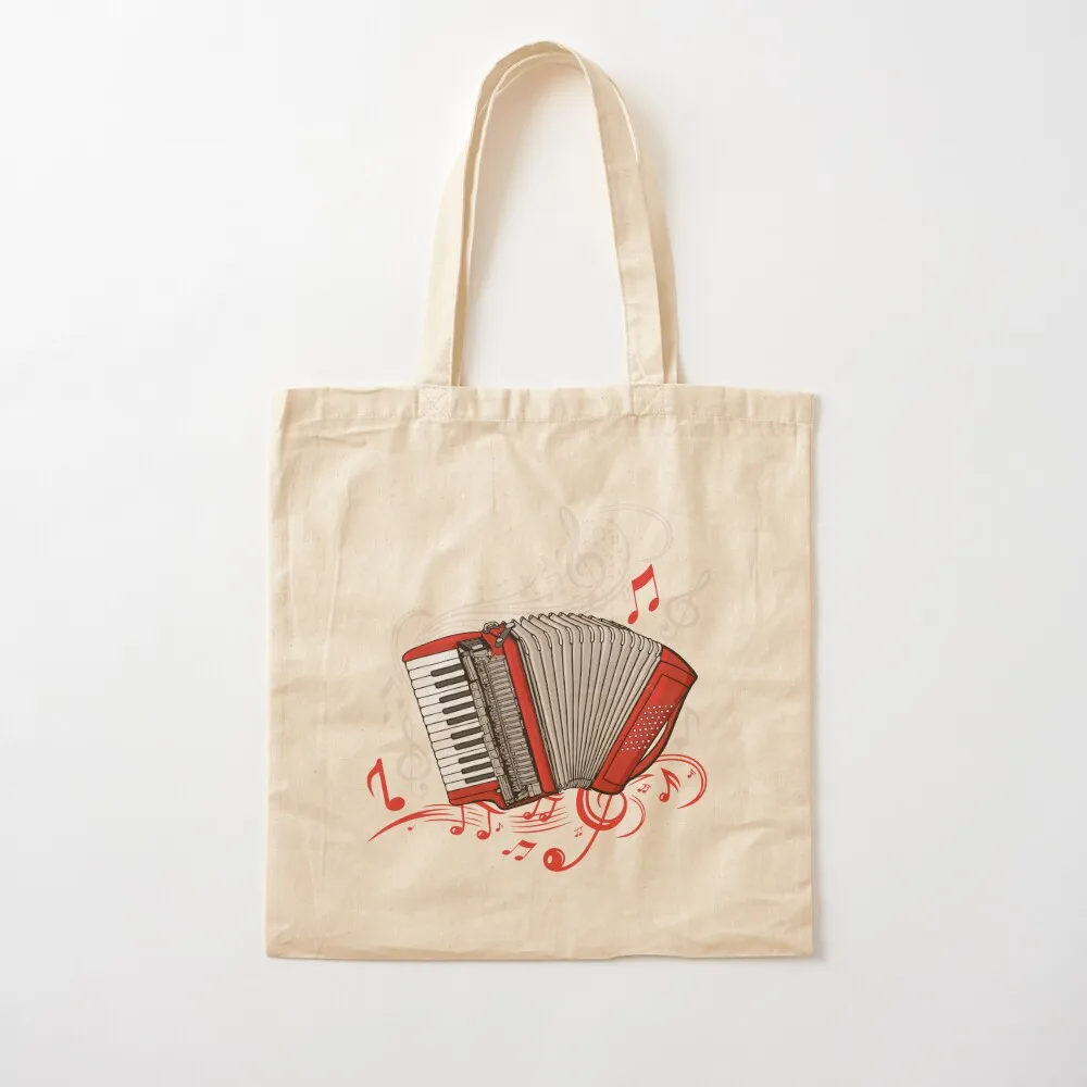 

Accordion Player Gift Men Folk Music Accordion Tote Bag Canvas bag Cloth bag great Canvas Tote