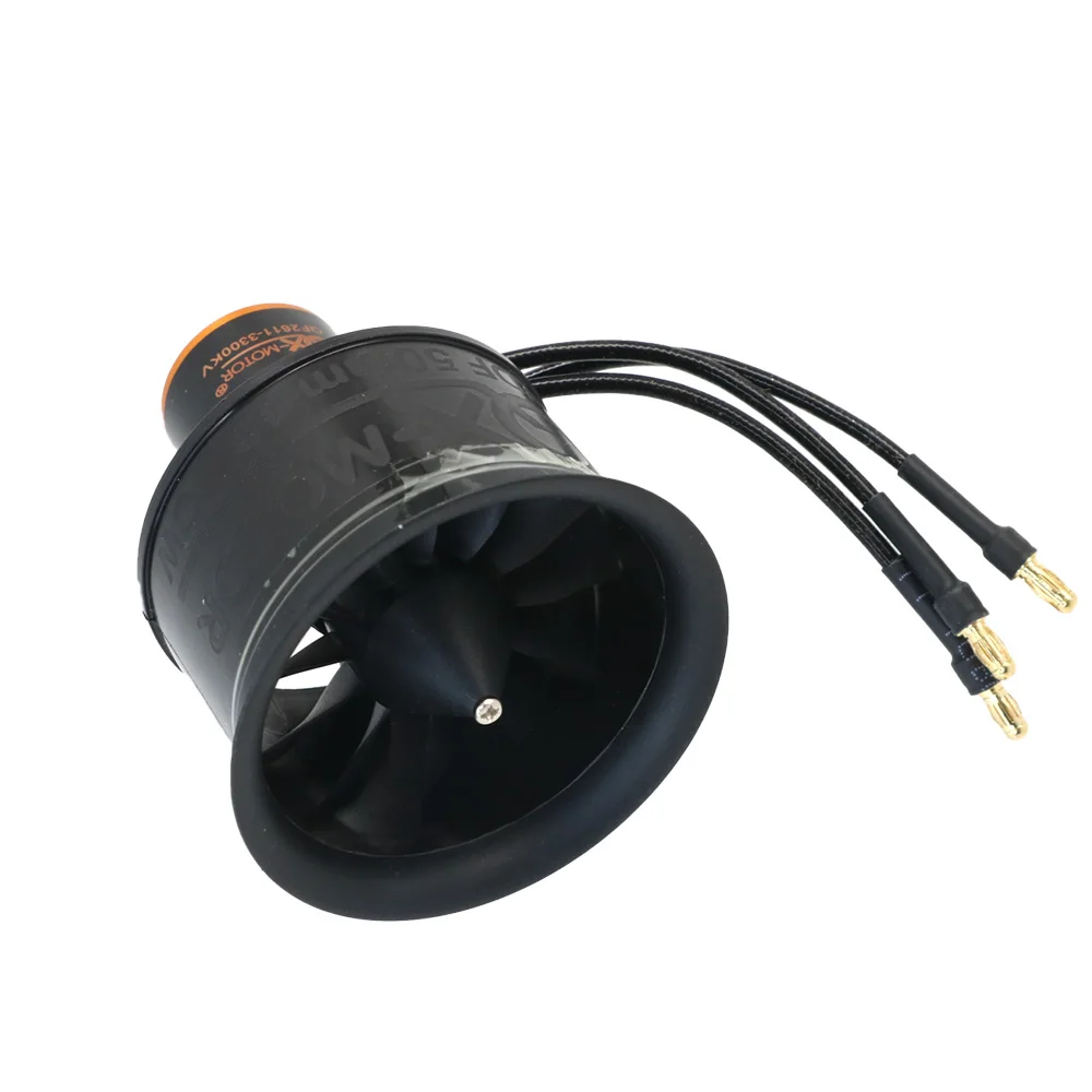 QX-MOTOR QF2611 3300/4000/4600/5000KV Bürstenloser Motor 50mm 12-Blatt-EDF-Kanalventilator für DIY RC-Flugzeuge – Detail 5