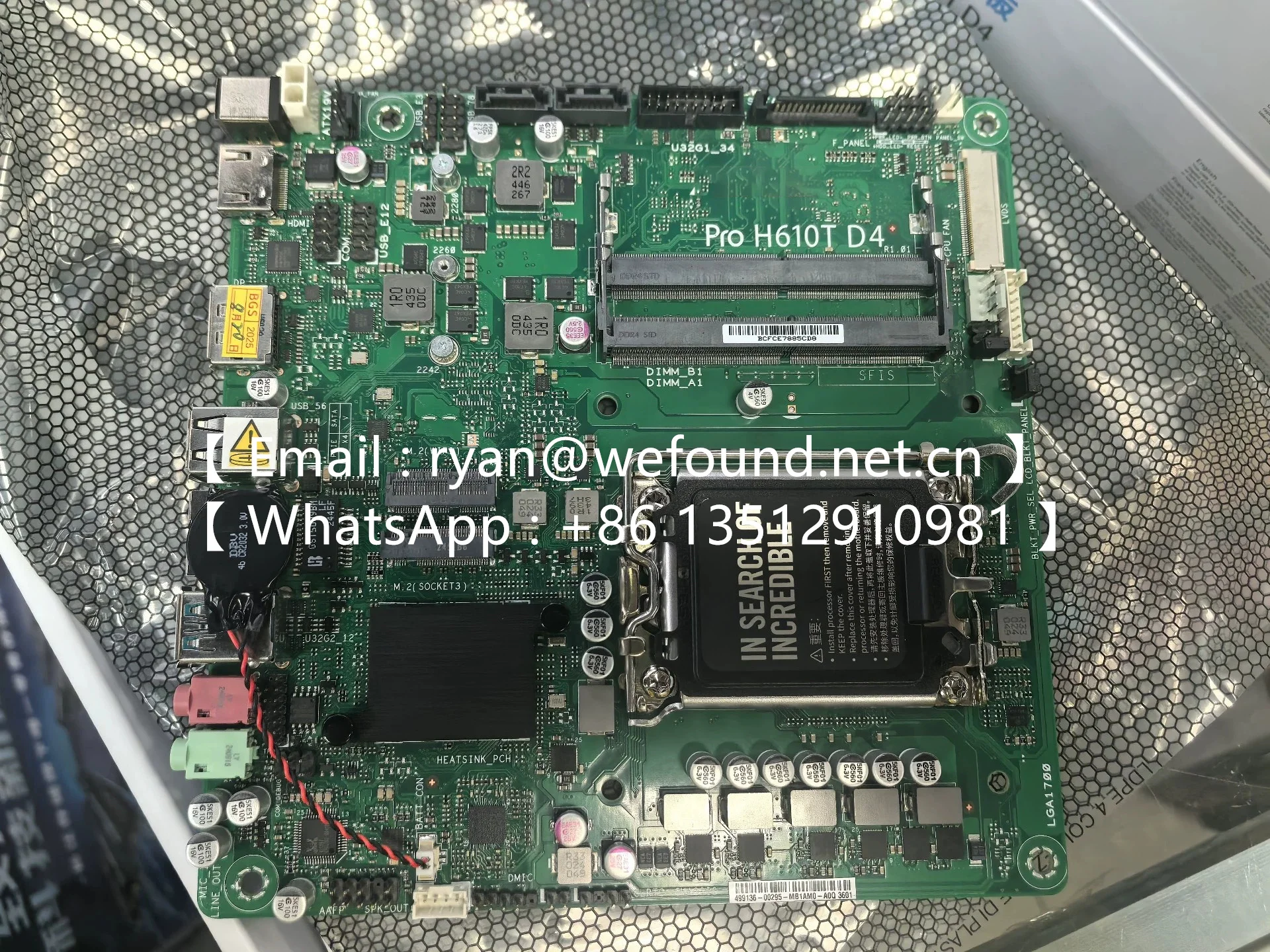 

H510TM-ITX 10th 11th Gen Processors H81I-CM-AA Pro H610T D4 CSM