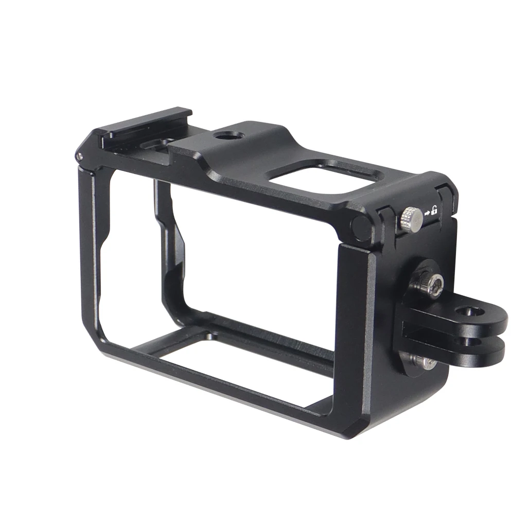 Vollformat-Kamerakäfig, Schutzgehäuse, Zubehör für DJI Osmo Action 4, für DJI Osmo Action 5 Pro, kalter Schuh für leichtes Stativ – Detail 27
