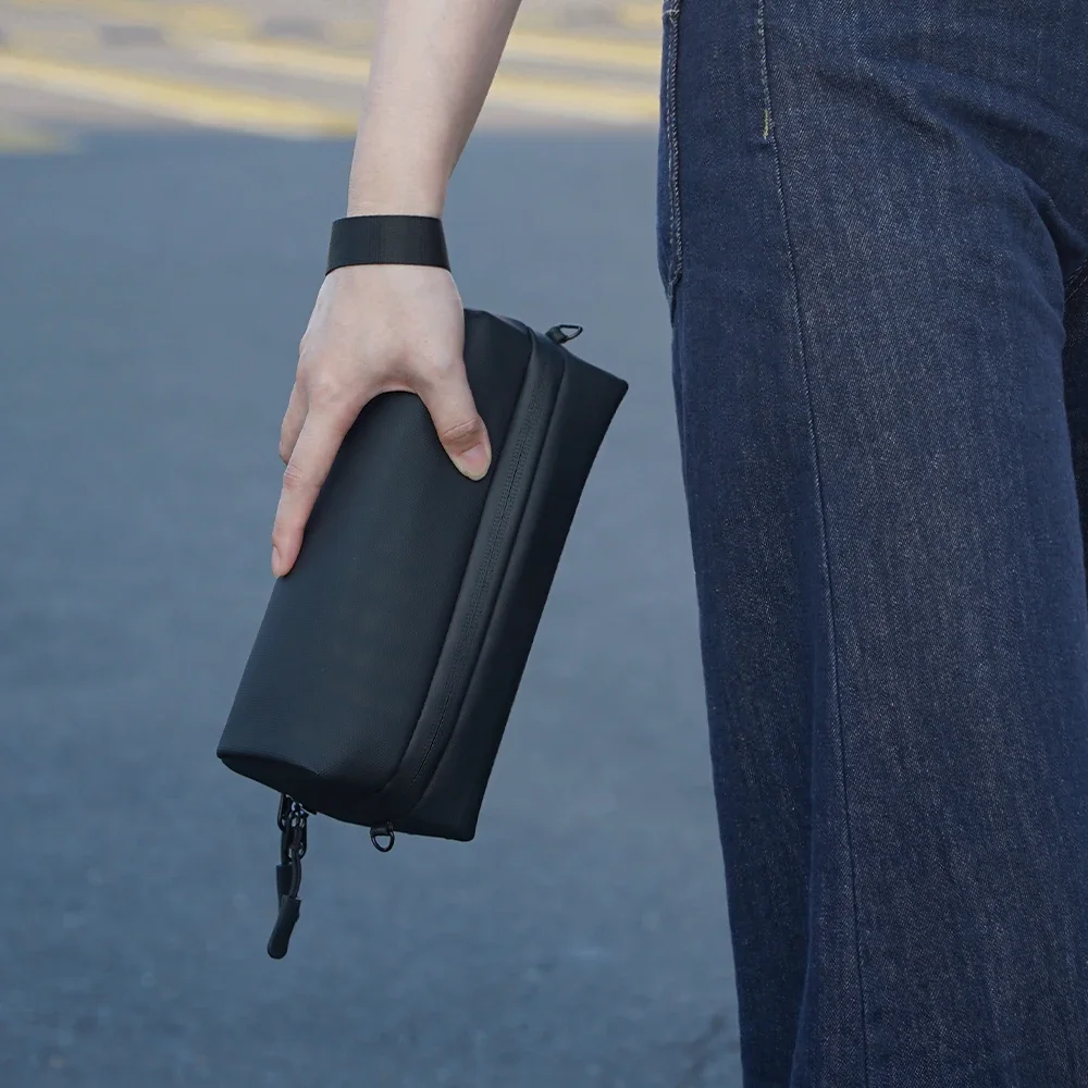 BRDRC bolsa de almacenamiento para DJI Pocket 3, bolso de hombro, Estuche de transporte, bolso de estilo empresarial negro, caja organizadora a prueba de arañazos, accesorio