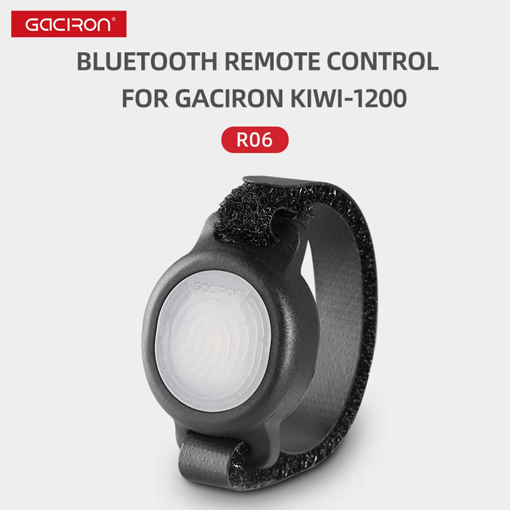 Gaciron R06 Bluetooth Remote Control Switch For Gaciron Bike Front Light KIWI-1200 Bicycle Headlight Bike Accessories