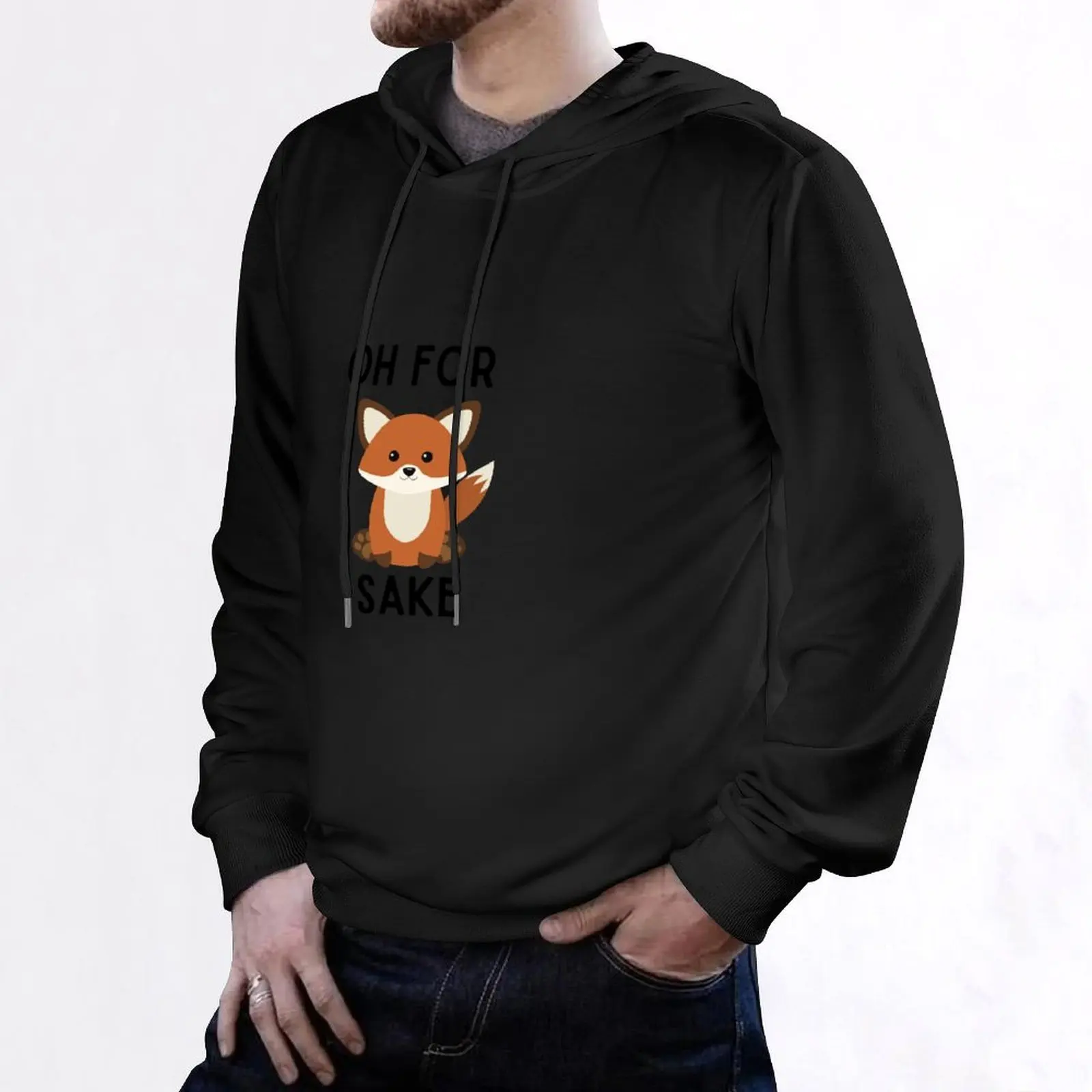 OH FOR FOX SAKE Hoodie fashion men autumn clothes male clothes men's coat man hoodie