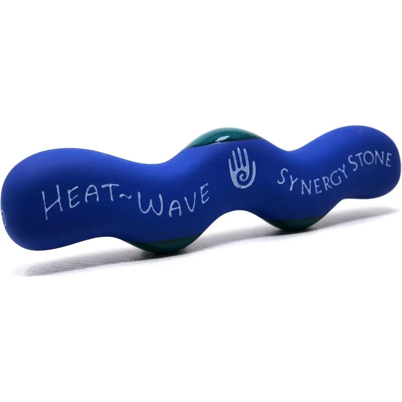 

Heat-Wave (Lapis Blue) Synergy Stone - Contoured Hot Stone Massage Tool with Radiant Heat - Relaxing and Therapeutic