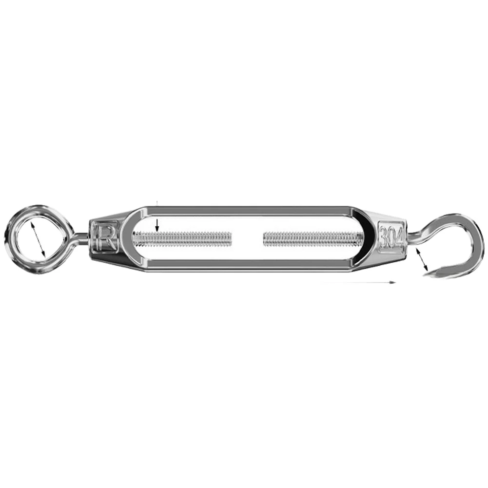 For Cable For Wire Wire Rope Tensioner 304 Turnbuckle Cable Installation Reliable Tensioner For Ropes Cable Tensioner