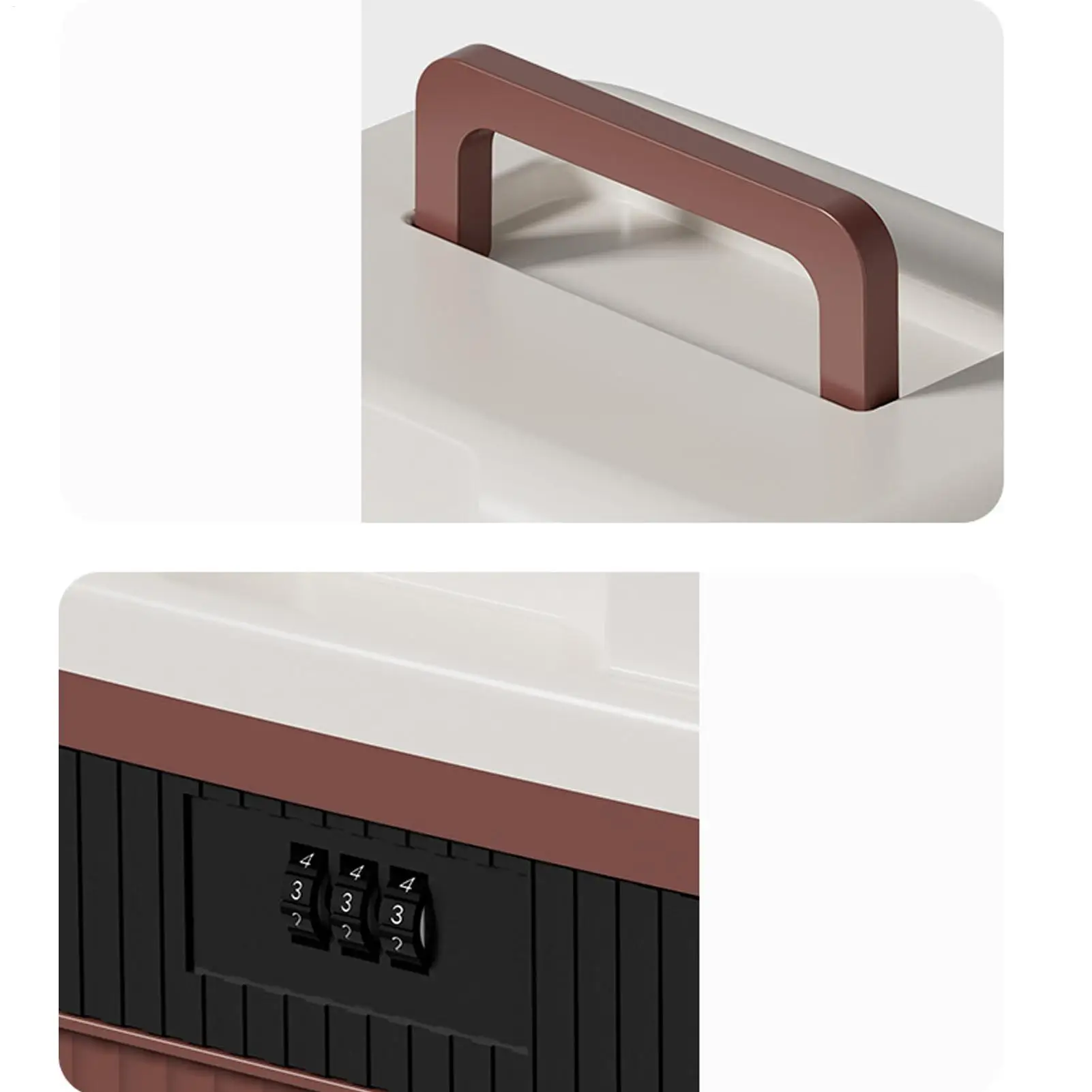 

Medication Lock Box Travel Case With Combination Code Storage Box With Lock For Phone Jewelry Personal Items Documents Valuables