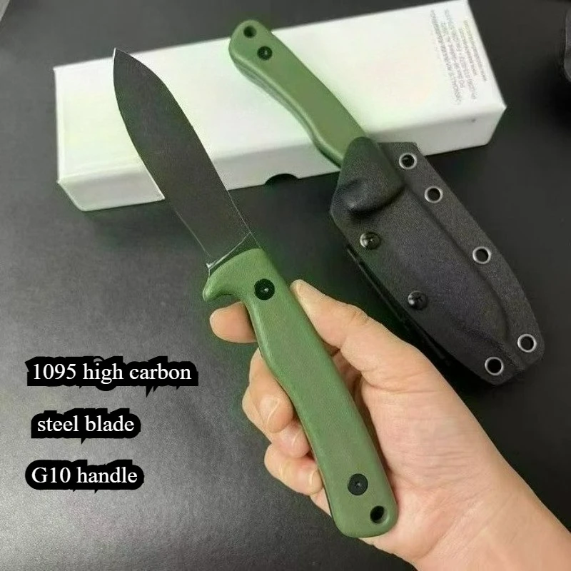 

AGK esee Straight Knife high carbon steel blade G10 Handle edc multitool knives Outdoor selbstverteidigung Fixed Blade knives