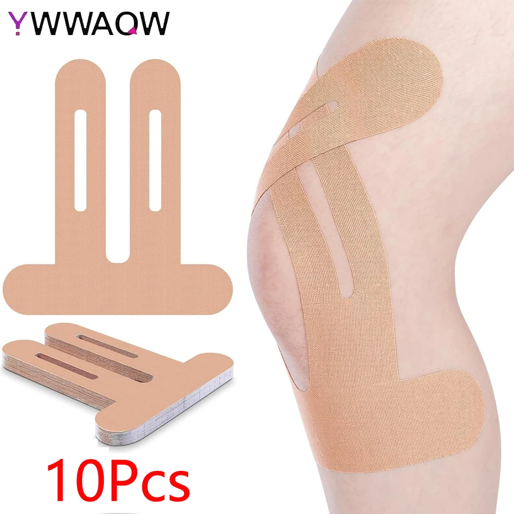 10PCS Kinesiology Tape for Knees,Waterproof & Elastic,Breathable Knee Tape,Athletic Tape Provide Support & Stability for Running