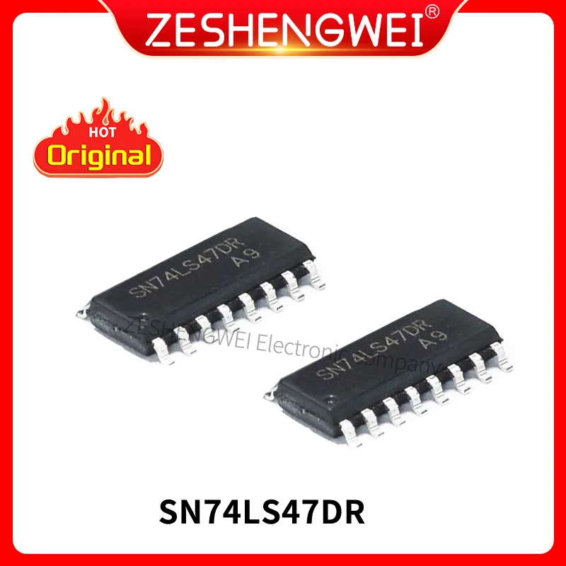 10Pcs Integrated circuit IC SN74LS47DR SN74L47D SN74LS47 74LS47 SOP-16 SOP16 SOP Logic IC