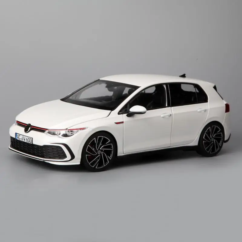 

NOREV 1:18 2021 Golf 8-го поколения GTI из сплава, литая под давлением модель автомобиля, коллекция, подарок, белый цвет