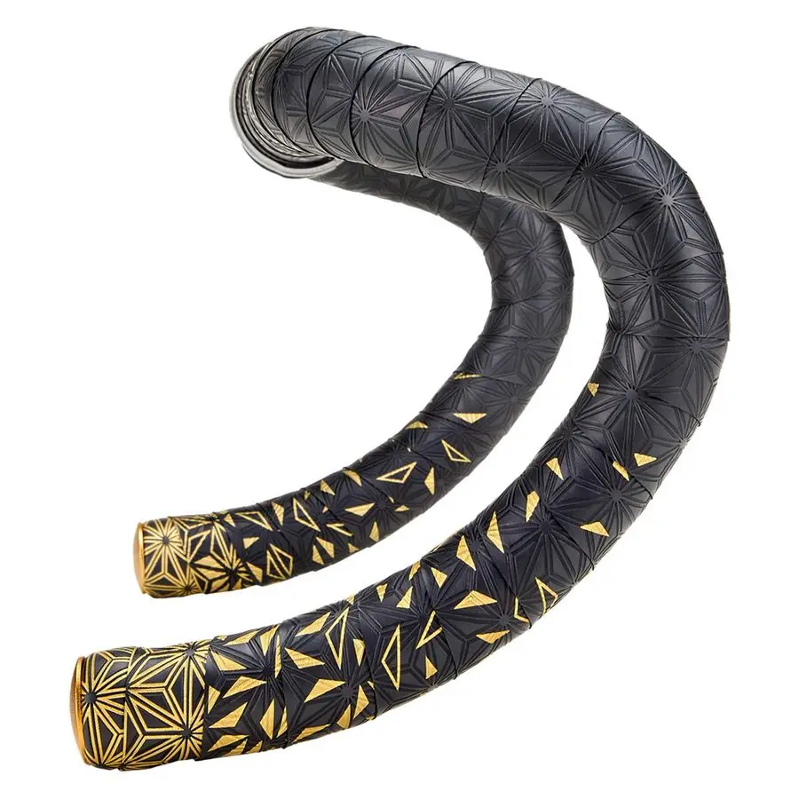 

Bar Tape Super Sticky Kush Star Fade Gold Gold Star Plugz Cycling Handlebar Tape