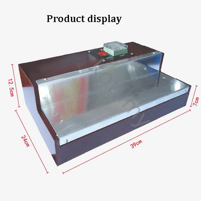Heat Shrink Wrapping Machine 100x300mm for Perfume Cigarettes Cosmetics, BOPP Film, 220V Desktop Wrapper